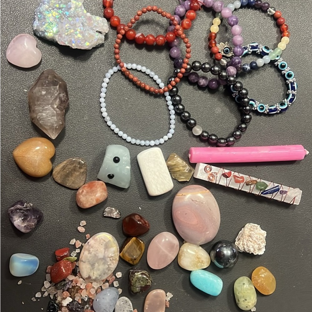 Crystal and gem collection